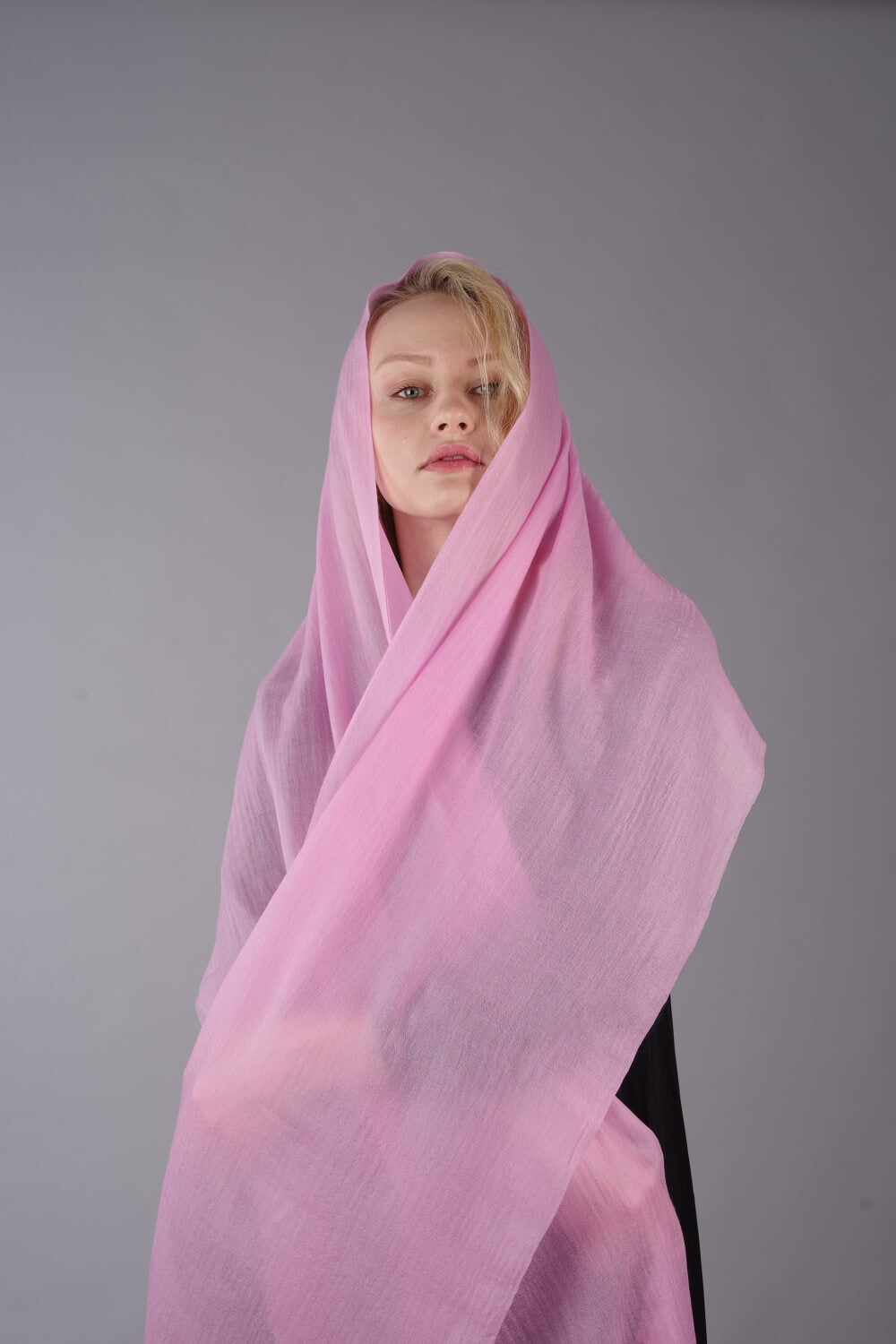 Extra Large Finest Cashmere Shawl Bright Pink - Vshine Silk and Shine