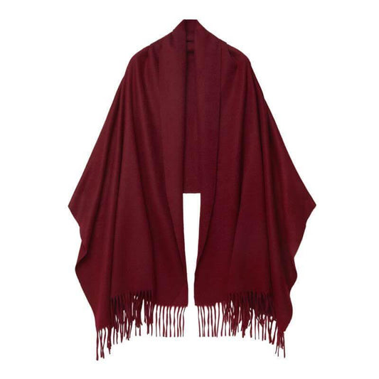 Cashmere Shawl Burgundy