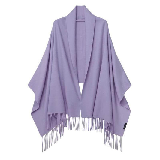 Vshine Silk and Shine Cashmere Shawl Lilac