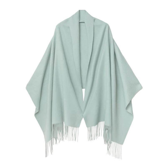 Vshine Silk and Shine Cashmere Shawl Mint