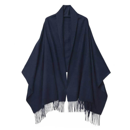 Cashmere Shawl Navy