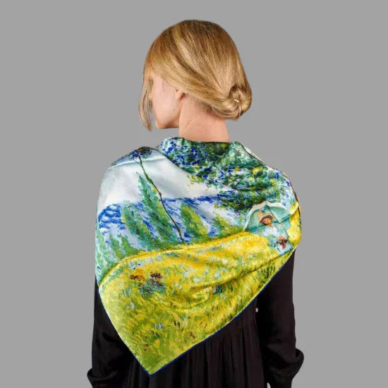 100% Mulberry Silk Scarves 90cm * 90cm - Vshine Silk and Shine