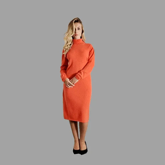 100% Cashmere Dresses - Vshine Silk and Shine