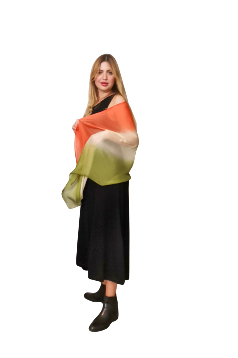 Silk Scarf — Gradient Shade Collection | Vshine Silk and Shine