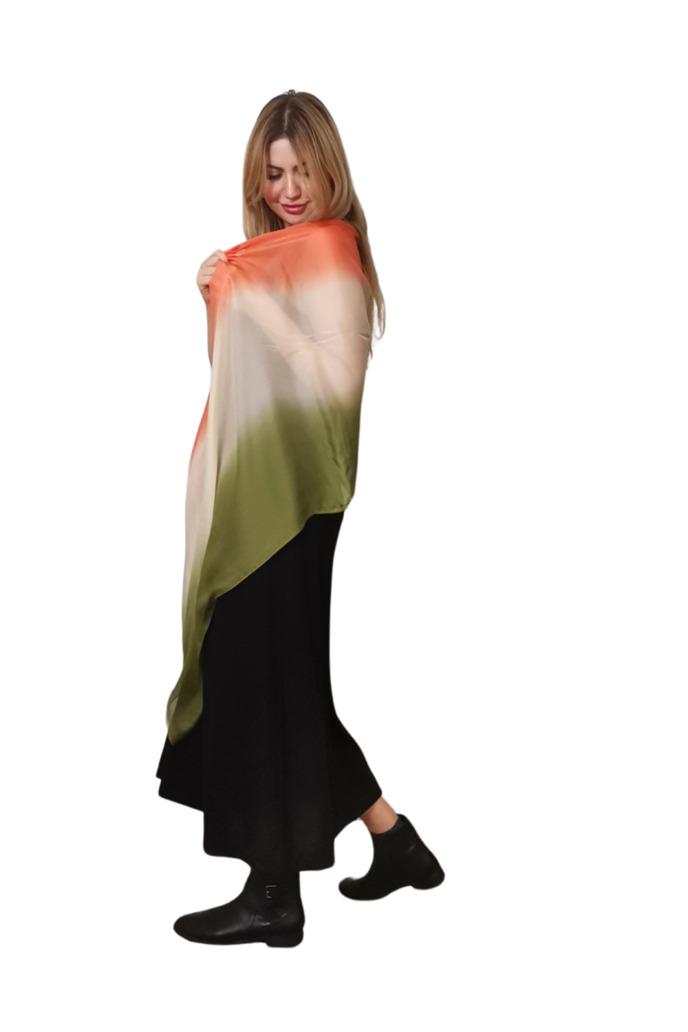 Silk Scarf — Gradient Shade Collection | Vshine Silk and Shine