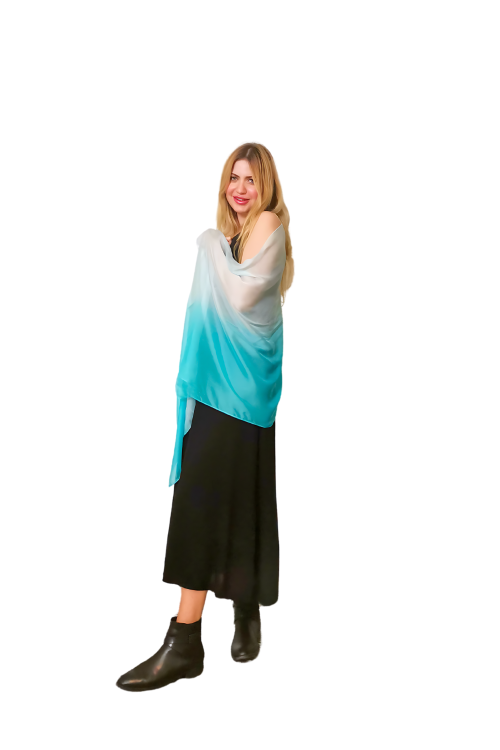 Silk Scarf — Gradient Shade Collection | Vshine Silk and Shine