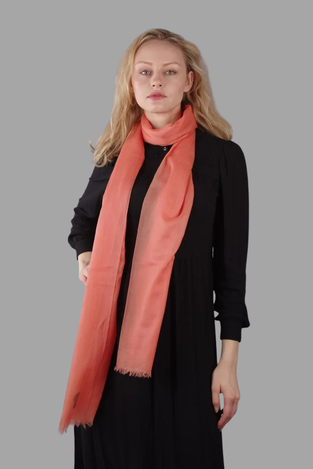 Lightweight Cashmere Shawl — Mandarin