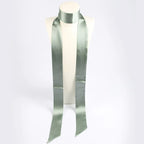 Skinny Satin Mulberry Silk Scarf Dusty Pink - Vshine Silk and Shine 