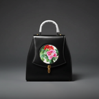 Silk Embroidery Handbag Wearable Art Vshine Silk and Shine