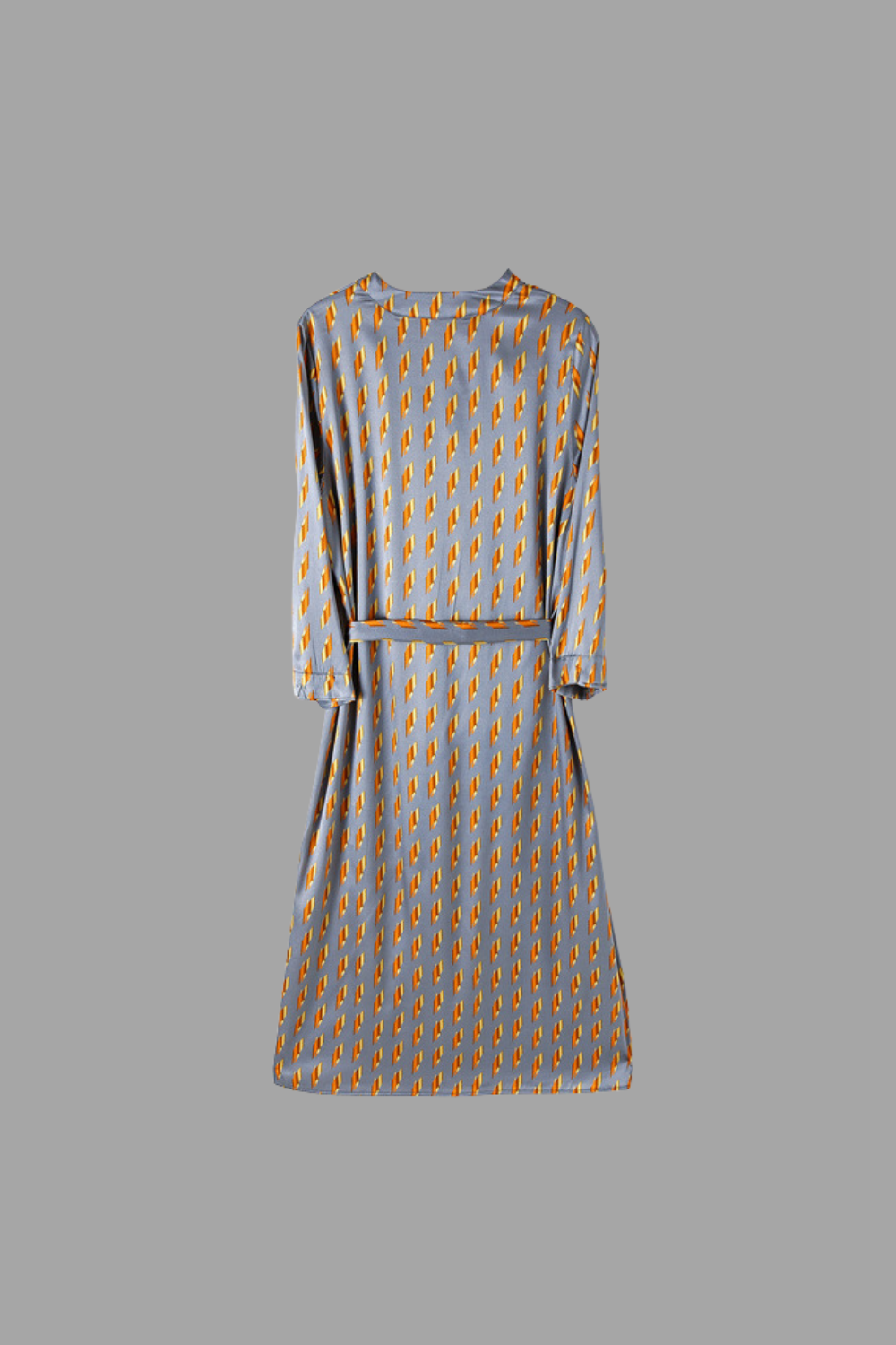 Mulberry Silk Dress Lustre Grey Vshine Silk and Shine