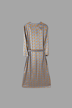 Mulberry Silk Dress Lustre Grey Vshine Silk and Shine