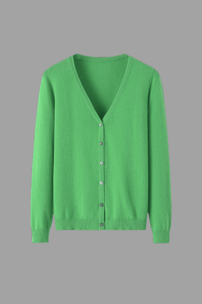 Vshine Silk and Shine Cashmere Cardigan