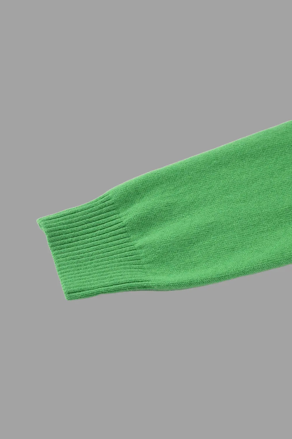 Pure Cashmere V-Neck Cardigan Green - Vshine Silk and Shine 