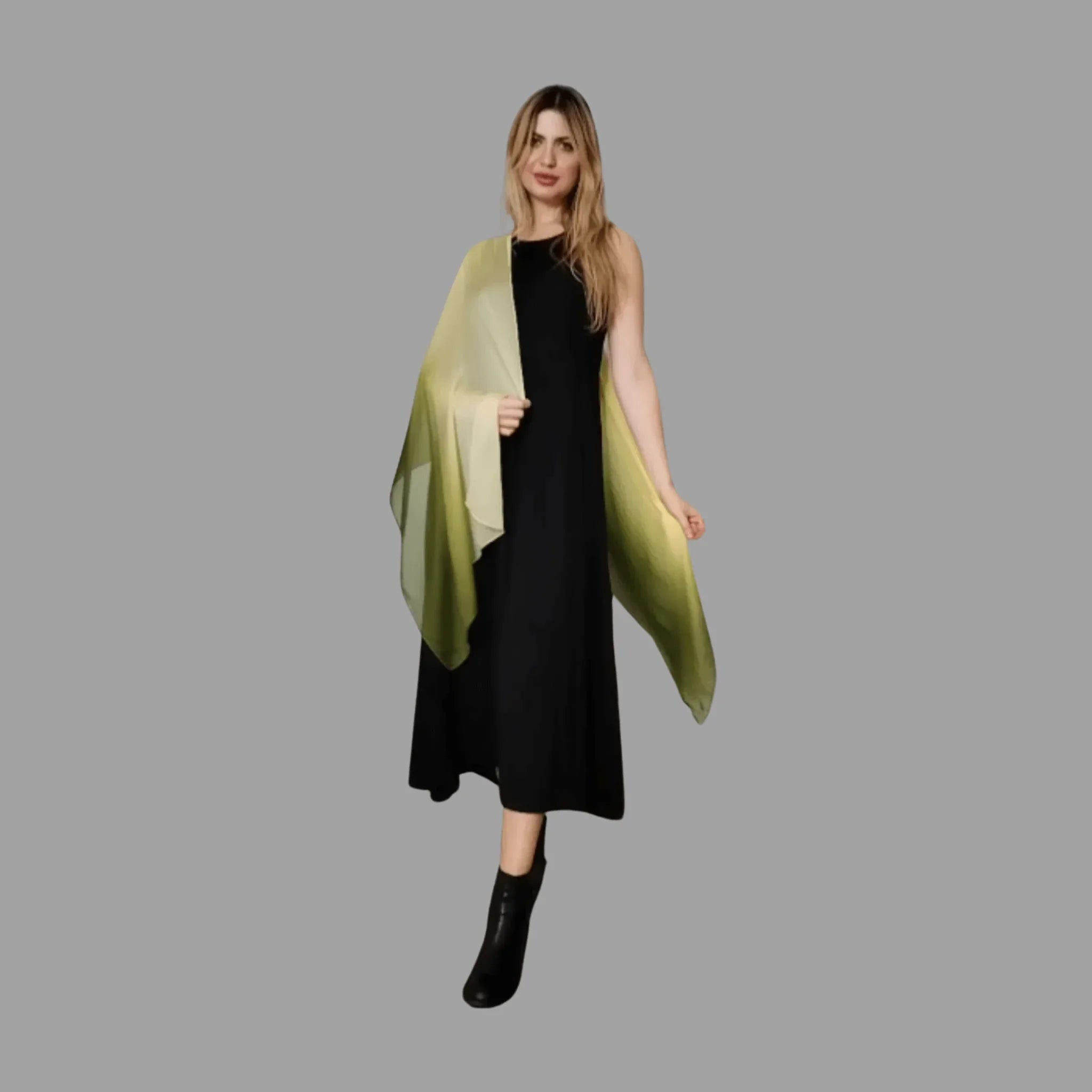 Rainbow Range| Large Silk Scarf Colour of Spring - Vshine Silk and Shine 