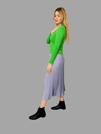 Pure Cashmere V-Neck Wrap Front Jumper