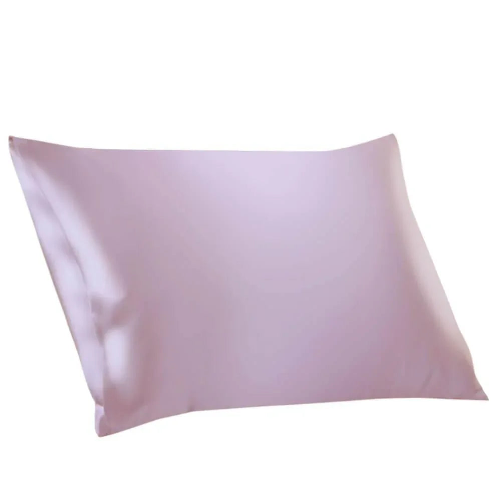 100% Mulberry Silk Pillowcases Envelope Cherry Pink - Vshine Silk and Shine 