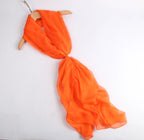 Rainbow Range| Large Silk Scarf Orange - Vshine Silk and Shine 