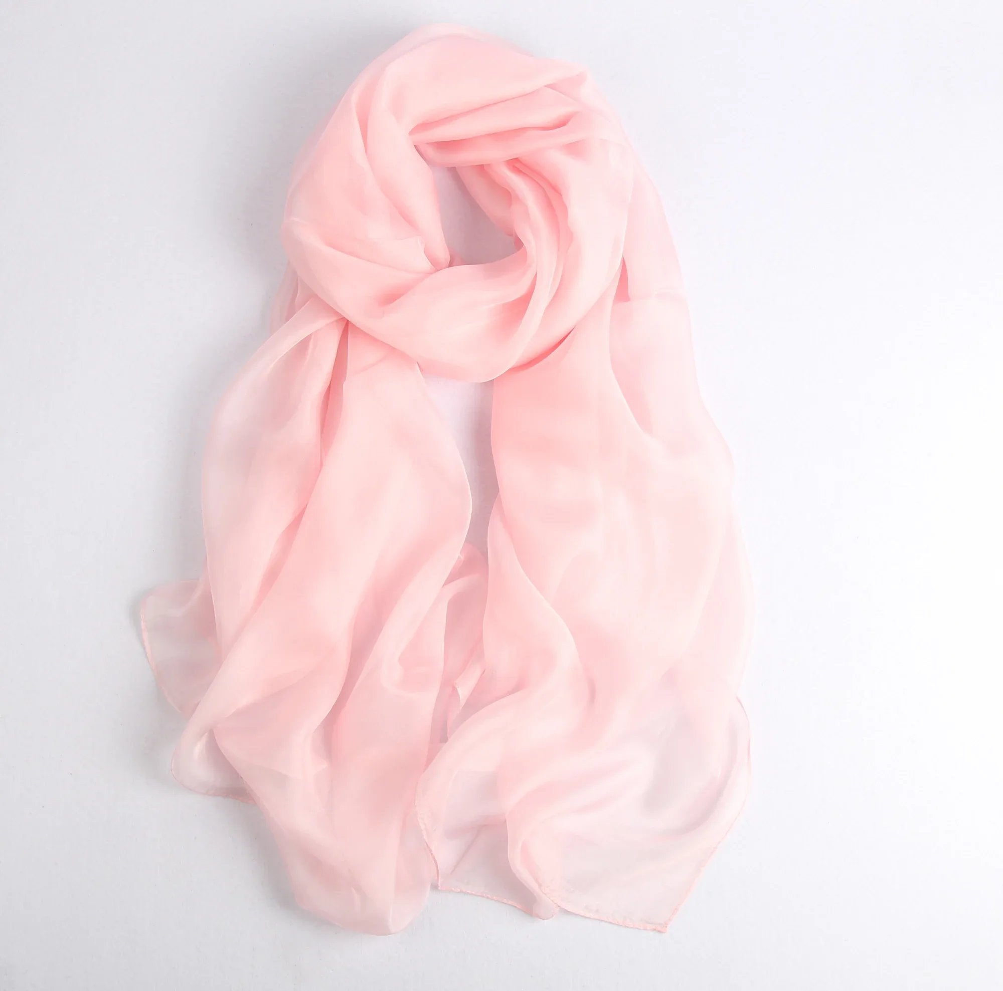 Rainbow Range| Large Silk Scarf Pink - Vshine Silk and Shine 