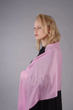 Extra Large Finest Cashmere Shawl Bright Pink - Vshine Silk and Shine 