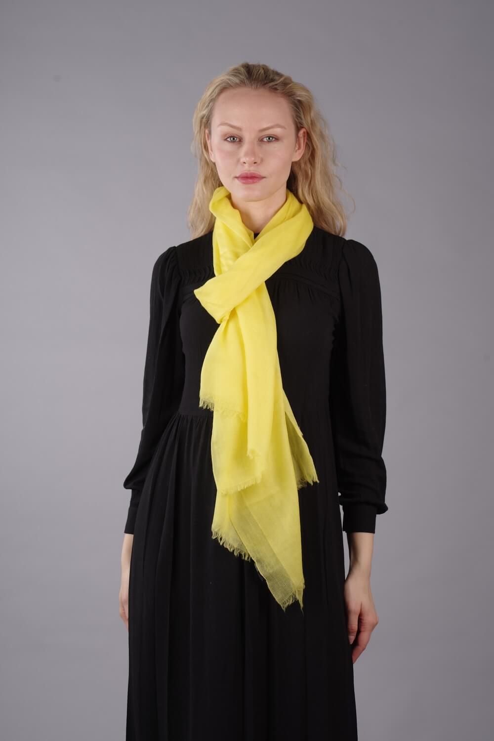 Dark sale yellow scarf