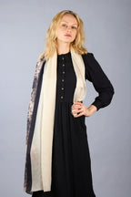 Rainbow Range| Large Silk Scarf Python Print Natural - Vshine Silk and Shine 