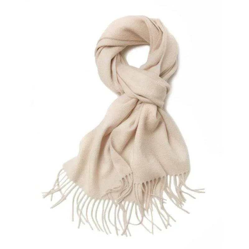 Cashmere Scarf Beige - Vshine Silk and Shine 