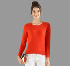 Pure Cashmere Crew Neck Jumper - Vshine Silk and Shine 