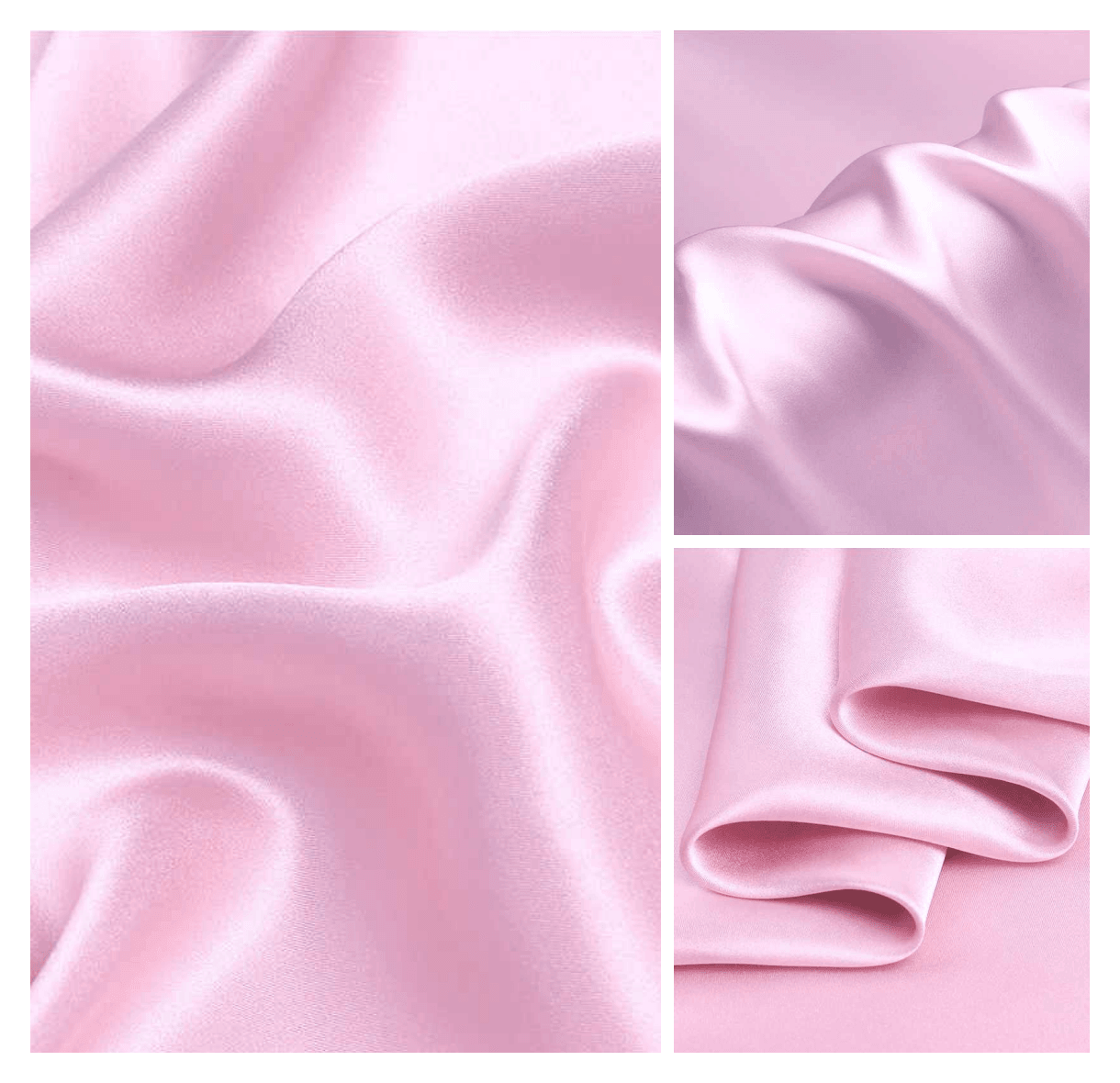 100% Mulberry Silk Pillowcases Envelope Cherry Pink - Vshine Silk and Shine 