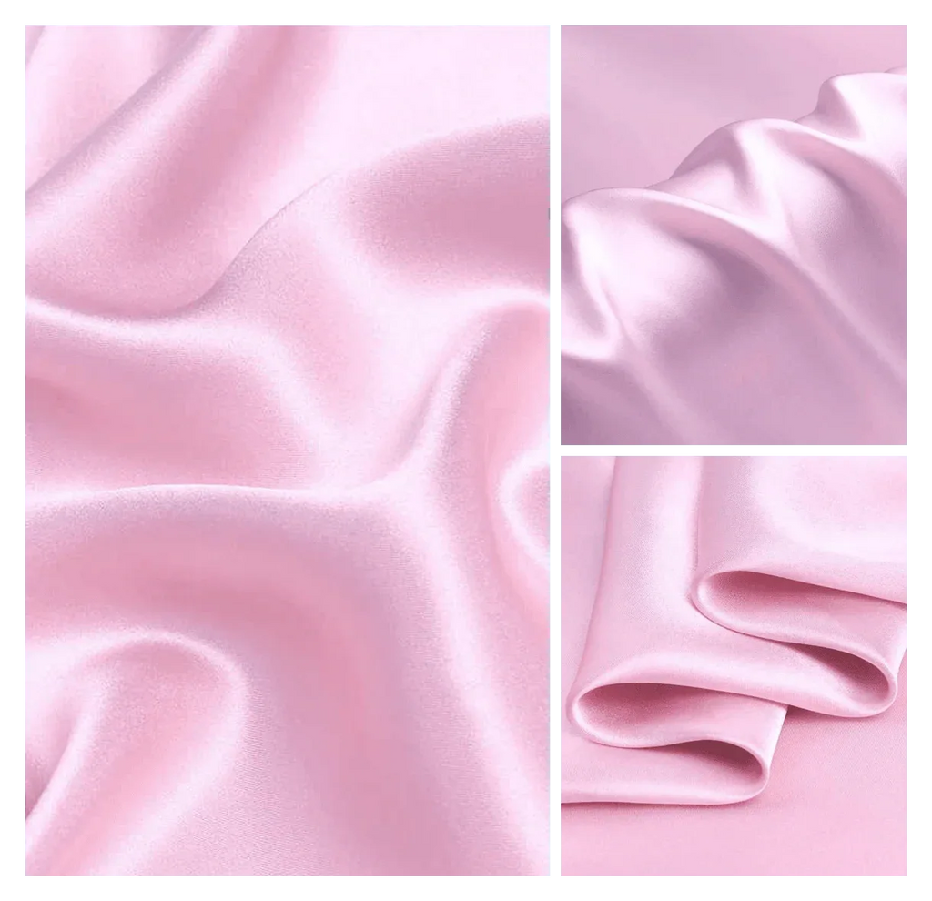 100% Mulberry Silk Pillowcases Envelope Cherry Pink - Vshine Silk and Shine 