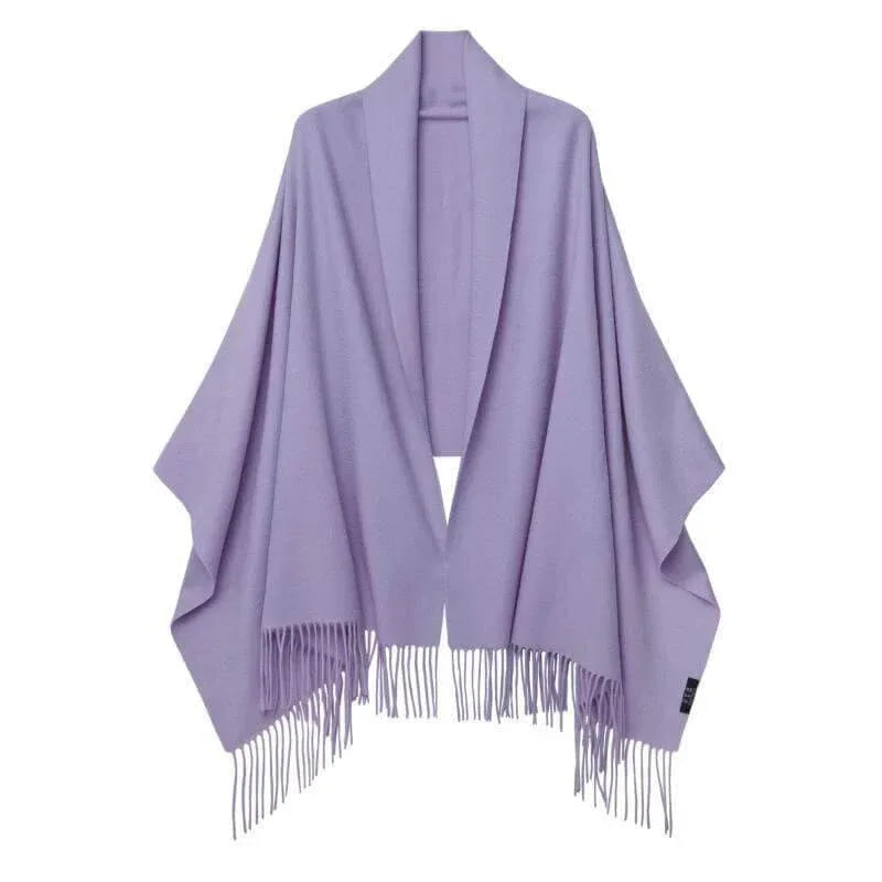100% Cashmere Shawl in Lilac - Vshine Silk and Shine 