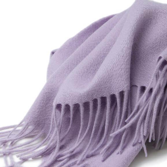 100% Cashmere Shawl in Lilac - Vshine Silk and Shine 