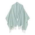 100% Cashmere Shawl in Mint Green - Vshine Silk and Shine 