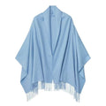 100% Cashmere Shawl Pale Blue - Vshine Silk and Shine 