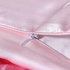 Luxury Silk and Shine Bedding Set Pure Lux Neutral Tone Rose Dream - Vshine Silk and Shine 