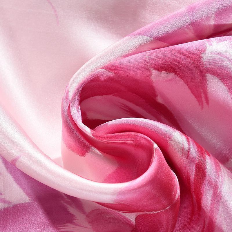 Luxury Silk and Shine Bedding Set Pure Lux Neutral Tone Rose Dream - Vshine Silk and Shine 