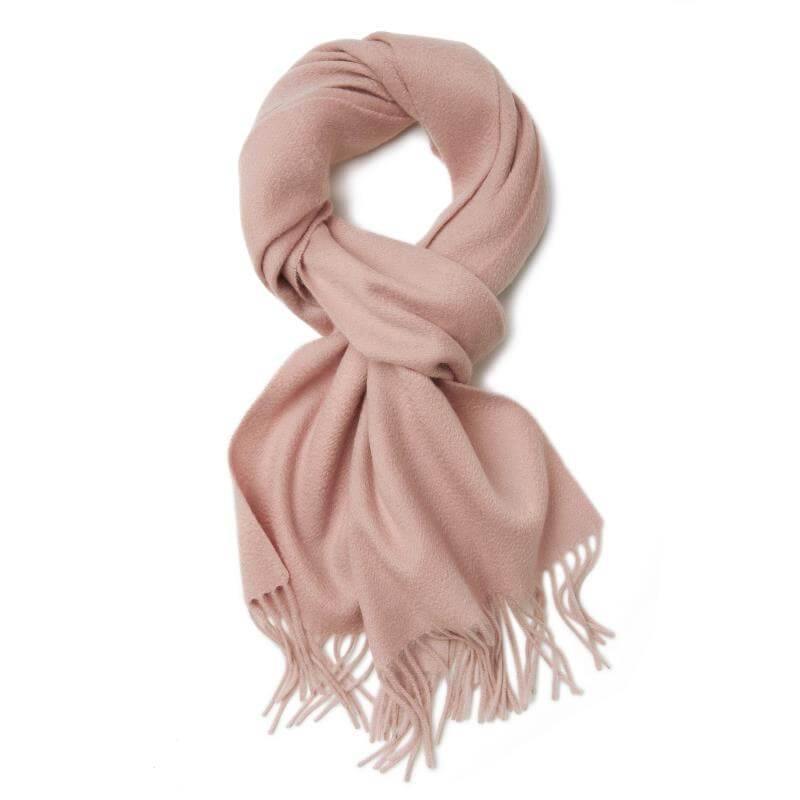 Vshine Silk and Shine Cashmere Scarf Soft Pink