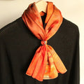 Oil Paint Silk Scarf| Sunset - Vshine Silk and Shine 