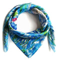 Oil Paint Silk Scarf| Oil Paint Water Lily - Vshine Silk and Shine 
