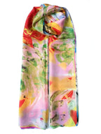 Rainbow Range| Large Silk Scarf Colour Pop - Vshine Silk and Shine 